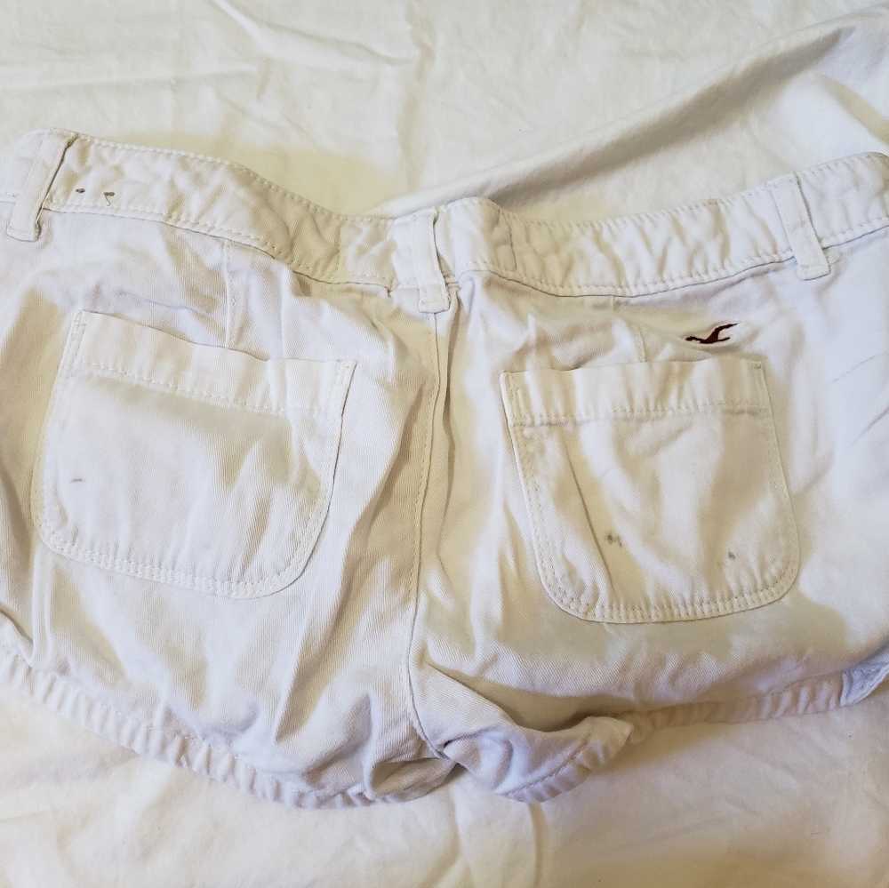 Hollister White Shorts